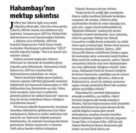 Gülen cemaatinde Wikileaks depremi - Resim: 3