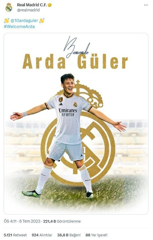 Arda Güler resmen Real Madrid'de! 6 yıllık imzayı attı, forma numarası belli oldu! Annesi gözyaşlarını tutamadı... - Resim: 5