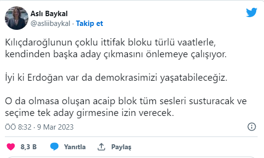 Deniz Baykal'ın CHP'den istifa eden kızı Aslı Baykal: İyi ki Erdoğan var - Resim: 0