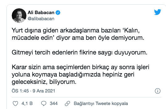 Ali Babacan: Karar sizin ama seçimlerden birkaç ay sonra... - Resim: 0