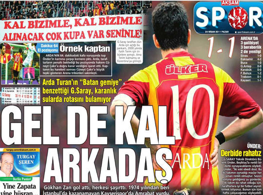 Cimbom'u yıkacak manşetler - Resim: 1