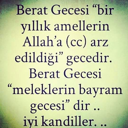 Bugün Berat Kandili! En güzel kandil mesajları resimli kutlama sözleri-2019 - Resim: 1