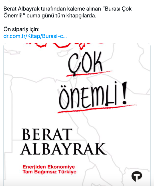 Berat Albayrak'ın kitabının konusu nedir, kaç sayfa? Burası Çok Önemli konusu - Resim: 0