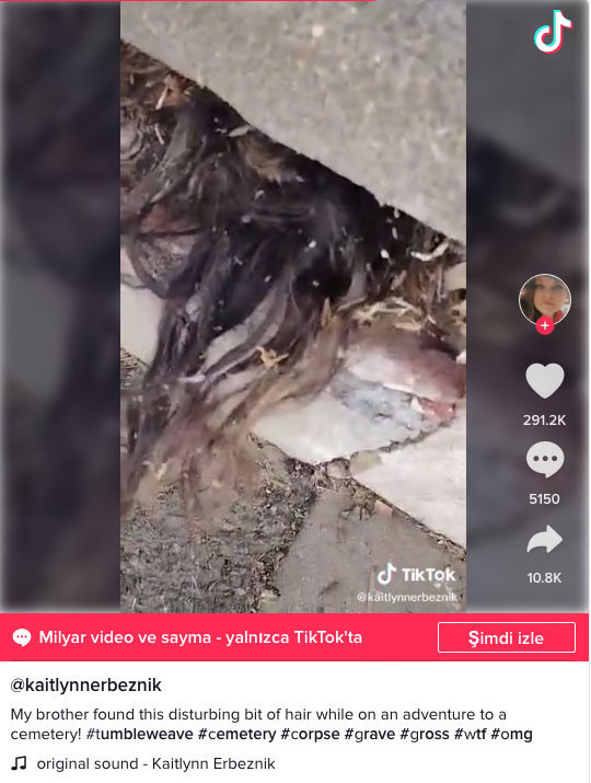 Mezar ziyaretinde şoka girdi! Mezar taşları arasından saçlar çıktı - Resim: 1