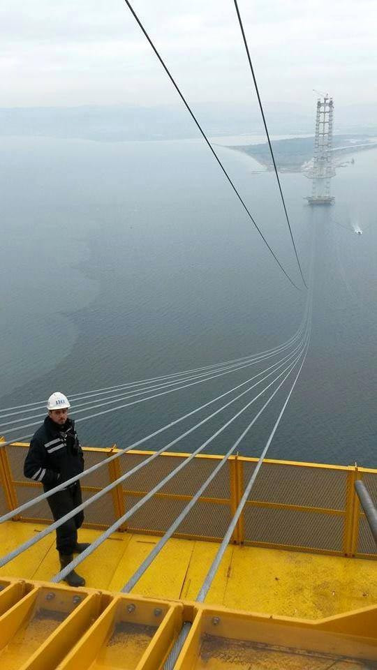 Körfez Köprüsünde çalışmalar devam ediyor - Resim: 2