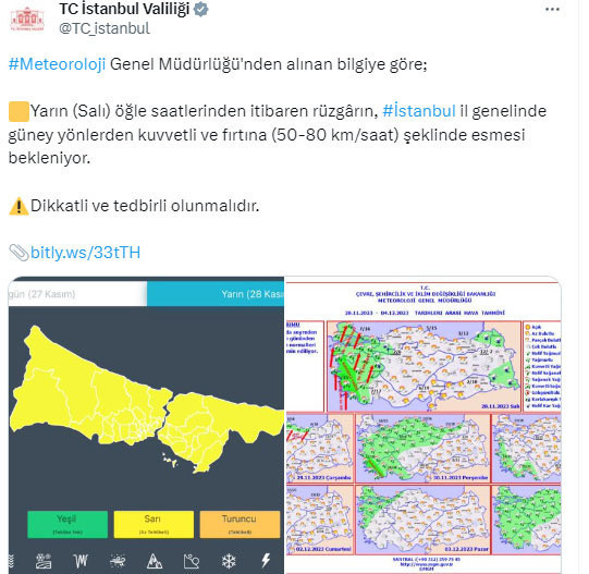 İstanbul Valiliği yarın için uyardı! Saat verildi - Resim: 0