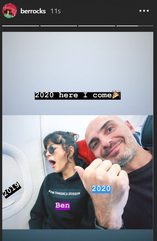 Berrak Tüzünataç ve Berk Suyabatmaz'dan yılın aşk pozu! İlk paylaşım geldi - Resim: 3