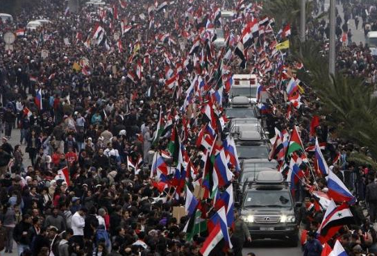 Suriye'de krallar gibi karşılandı! - Resim: 1