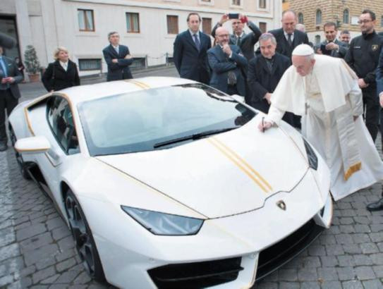 Papa'dan satılık özel yapım Lamborghini - Resim: 1