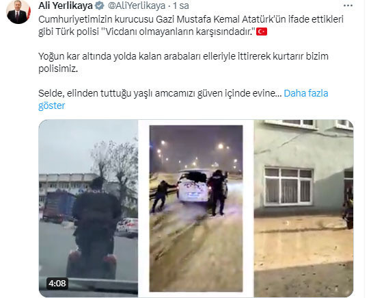 İçişleri Bakanı Ali Yerlikaya'dan "Türk polisi" paylaşımı - Resim: 0