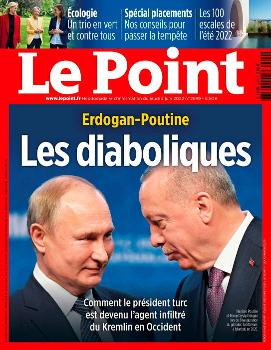 Fransız dergisinden Cumhurbaşkanı Erdoğan ve Putin için 'şeytaniler' kapağı - Resim: 0