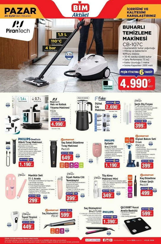 BİM Aktüel 15-20 Eylül ürünleri yayınlandı! Cep telefonu, Süpürge, Oyuncu bilgisayarları... - Resim: 9