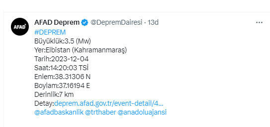 Kahramanmaraş'ta deprem oldu! AFAD son depremin şiddetini duyurdu - Resim: 0