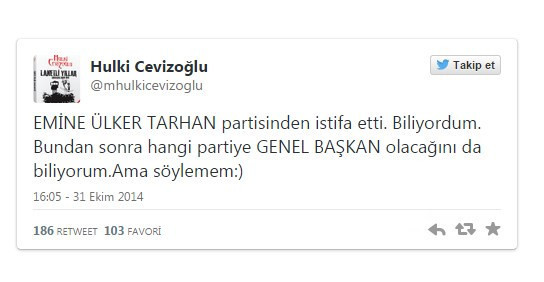 Emine Ülker Tarhan'ın istifasına ilk tepkiler - Resim: 3