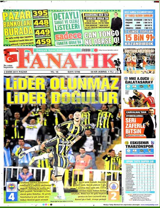 F.Bahçe için en güzel manşet - Resim: 4