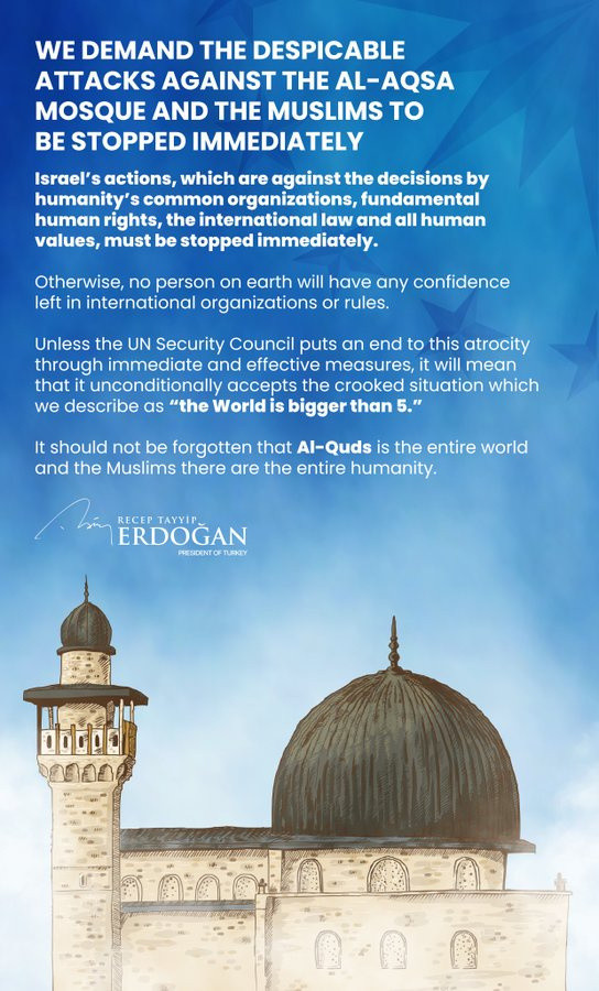 Cumhurbaşkanı Erdoğan'dan dünyaya Filistin çağrısı - Resim: 3