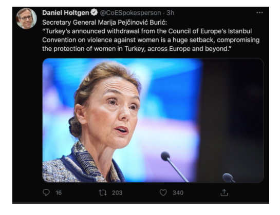 Uyanınca perişan oldum! Avrupa Birliği'nden gelen İstanbul Sözleşmesi yorumları olay - Resim: 1