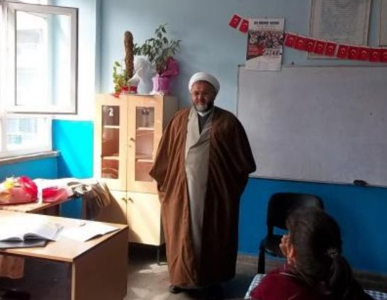 Caferi imam okulda ders verdi - Resim: 2