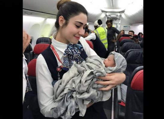 THY uçağında havada doğum! - Resim: 4