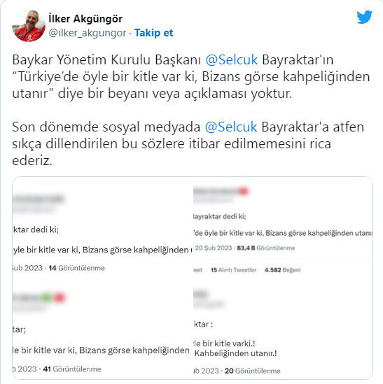 Selçuk Bayraktar'a çirkin iftira! Baykar'dan açıklama geldi - Resim: 0