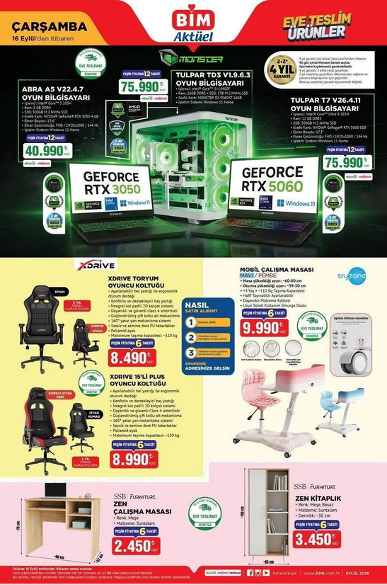 BİM Aktüel 15-20 Eylül ürünleri yayınlandı! Cep telefonu, Süpürge, Oyuncu bilgisayarları... - Resim: 5