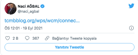 Naci Ağbal sessizliğini tweet ile bozdu! Merkez Bankasını uyardı 'Oluşan paniği hatırlattı' - Resim: 0