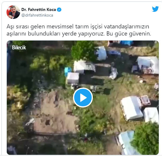 Bakan Koca'dan tarım işçilerinin aşılanmasıyla ilgili açıklama - Resim: 0