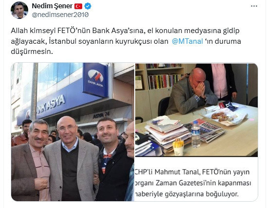 Nedim Şener ile Mahmut Tanal sosyal medyada sert atıştı: Allah kimseyi düşürmesin... - Resim: 1