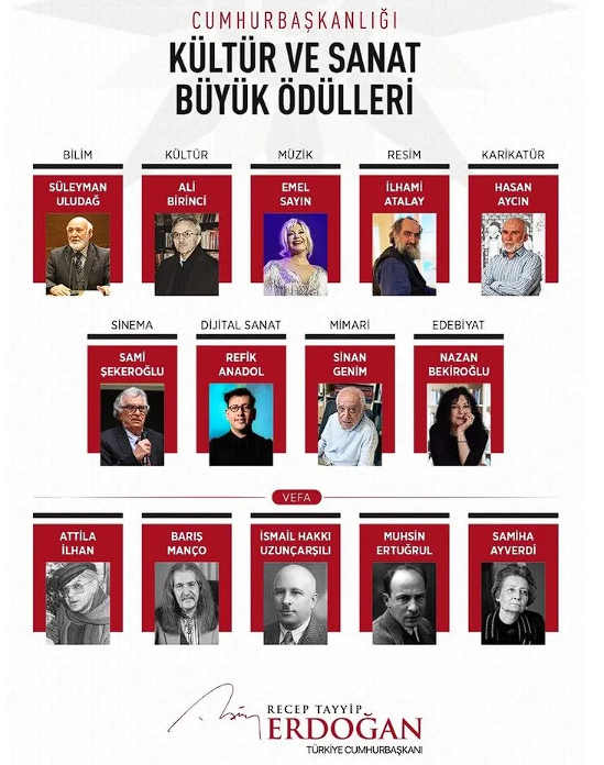 Cumhurbaşkanı Erdoğan, Kültür Sanat Büyük Ödülleri Töreni'nde Gazze'yi unutmadı: 2024 zalimin ceza aldığı yıl olacaktır - Resim: 3