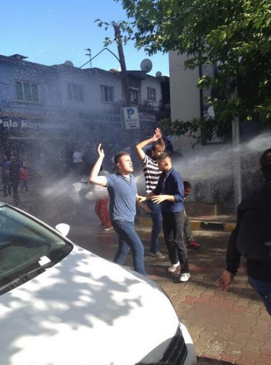 Soma'da polis müdahalesi - Resim: 1