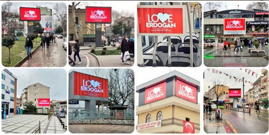 FETÖ'ye inat tüm Türkiye'de Love Erdoğan ilanları - Resim: 1