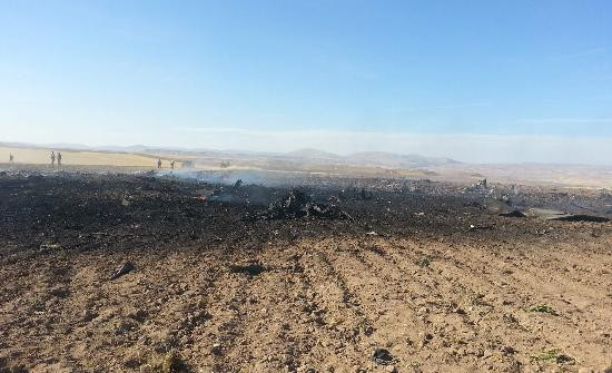 Sivas'ta F16 düştü - Resim: 4