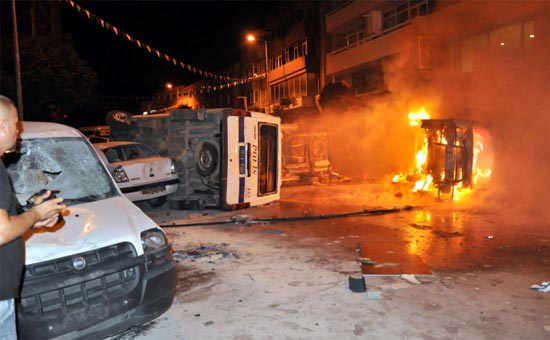 İnegöl'de tehlikeli gerginlik - Resim: 1