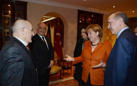 Merkel ve Erdoğan dini liderlerle görüştü - Resim: 2