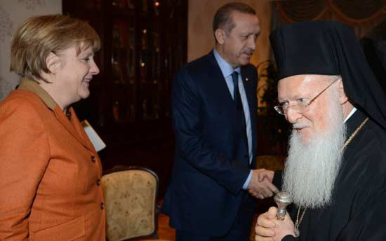 Merkel ve Erdoğan dini liderlerle görüştü - Resim: 3