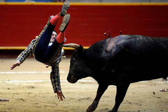 Boğa matadoru gafil avladı! - Resim: 4