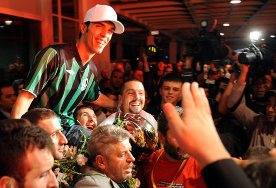 Şampiyona krallar gibi karşılama - Resim: 1