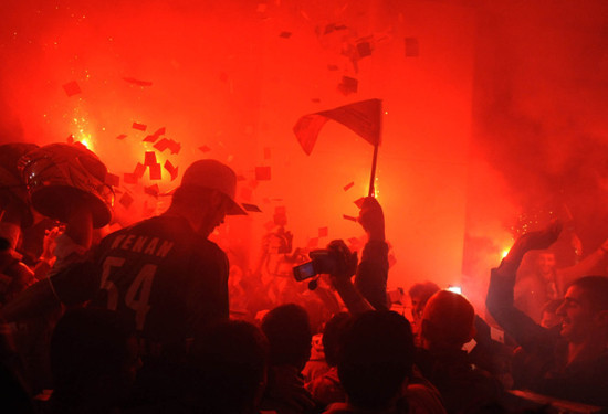 Şampiyona krallar gibi karşılama - Resim: 4