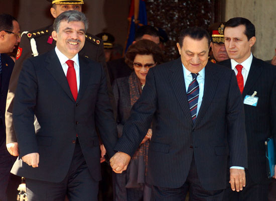 Gül Mübarek el ele - Resim: 1