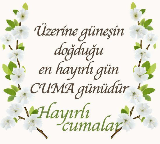 Cuma mesajları kısa değişik sözlü cuma kutlama resimleri 2020 - Resim: 4