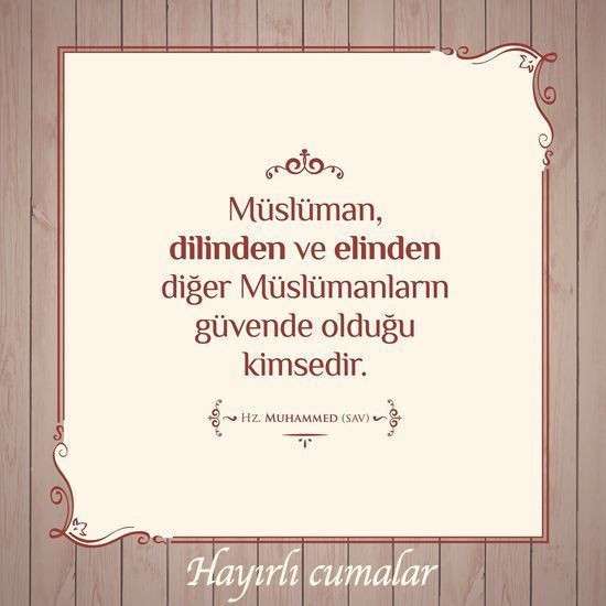 Cuma mesajları kısa resimli 2019 hayırlı cumalar sözlü mesajları - Resim: 4