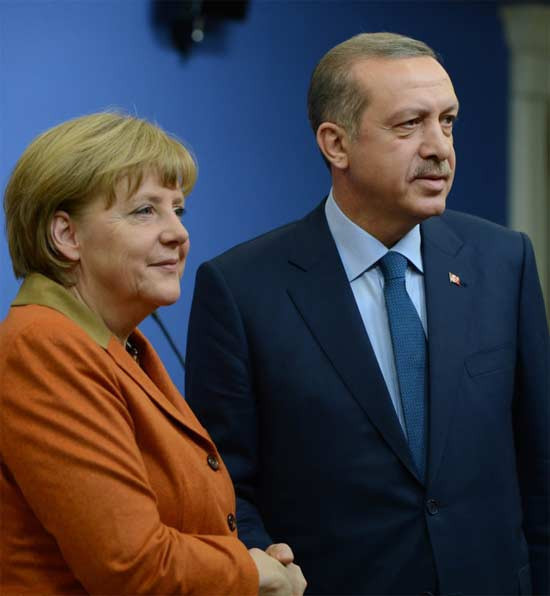 Merkel ve Erdoğan dini liderlerle görüştü - Resim: 1