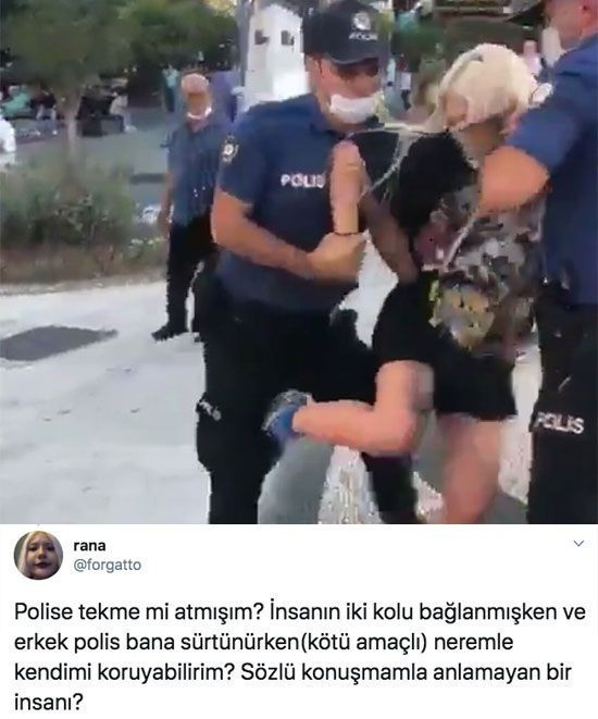 Rana Batı Kadıköy'deki gözaltıda polis bana sürtündü iddiasıyla tepki aldı - Resim: 3
