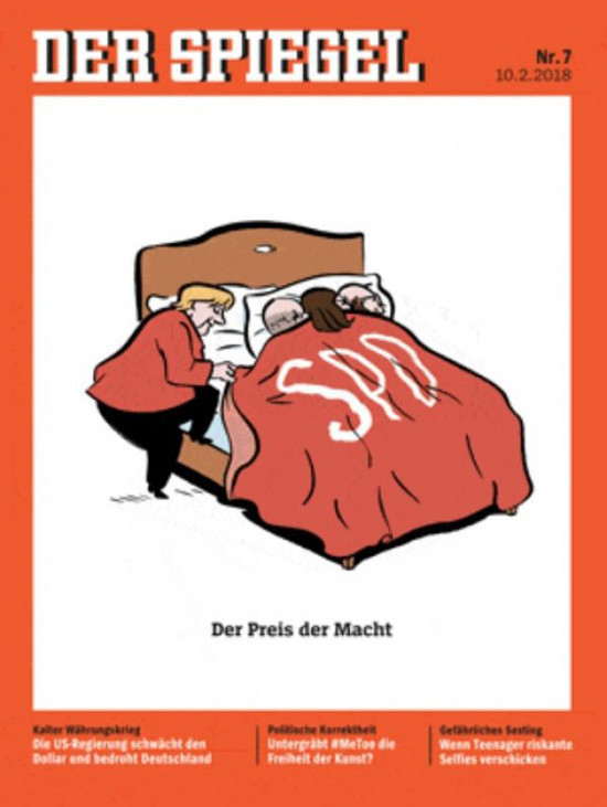 Der Spiegel'dan olay kapak! Merkel'i çırılçıplak soyup... - Resim: 3
