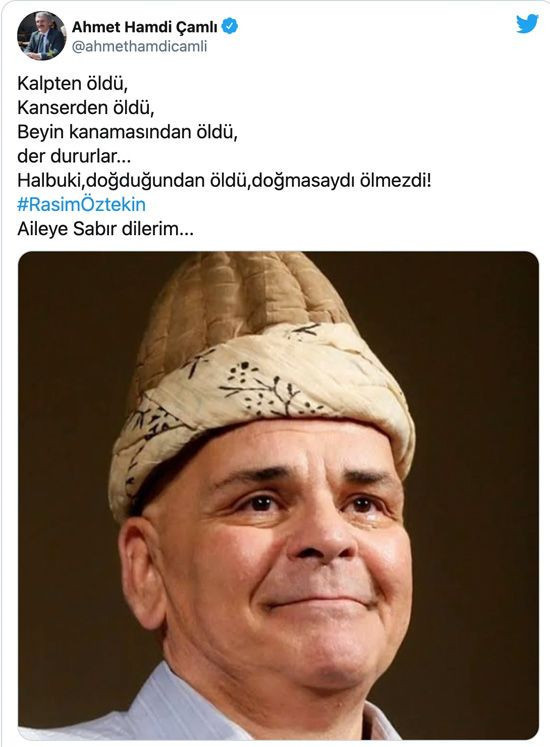 Rasim Öztekin neden öldü? AK Partili Ahmet Hamdi Çamlı'nın mesajı olay oldu - Resim: 3
