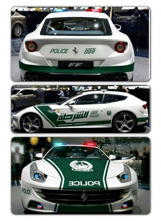 Çılgın Dubai Ferrari'yi polis arabası yaptı  - Resim: 4