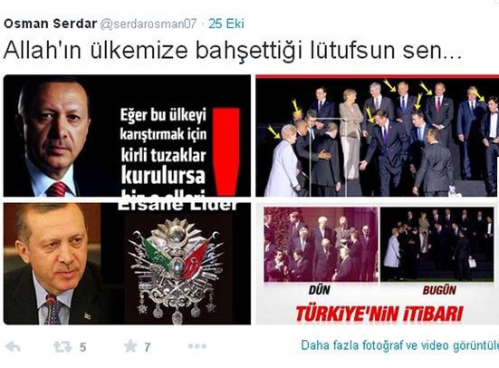 Başmüdür'den şaşırtan paylaşımlar - Resim: 1