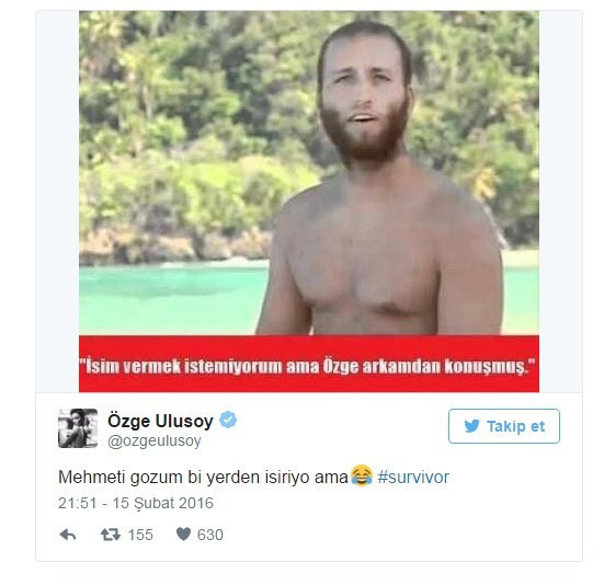 Ünlülerin ilginç 'Survivor' paylaşımları - Resim: 3