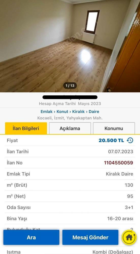 Kiralık evin fiyatı aynı hafta içinde değişti emlakçı yeni fiyatı görünce tepki gösterdi - Resim: 1