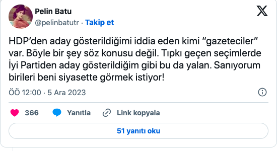 Pelin Batu'dan 'HEDEP adayı' açıklaması! İstanbul adayı mı olacak? - Resim: 0